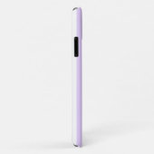 薄紫紫と白ストライプ菓子 Case-Mate iPhoneケース (裏面/右)