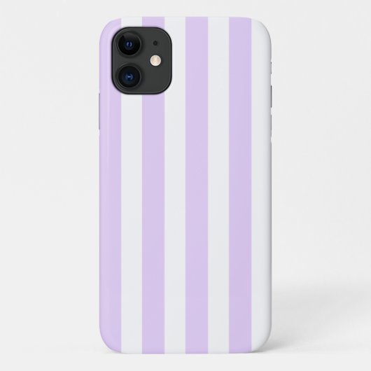 薄紫紫と白ストライプ菓子 Case-Mate iPhoneケース (裏面)