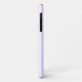 薄紫紫と白ストライプ菓子 Case-Mate iPhoneケース (裏面/左)