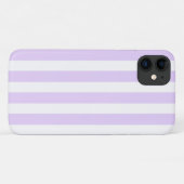薄紫紫と白ストライプ菓子 Case-Mate iPhoneケース (裏面(横))