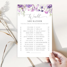 薄紫紫のフローラ彼女はむしろブライダルゲーム