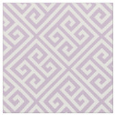 薄紫紫ギリシャ鍵模様 ファブリック (クローズアップ)