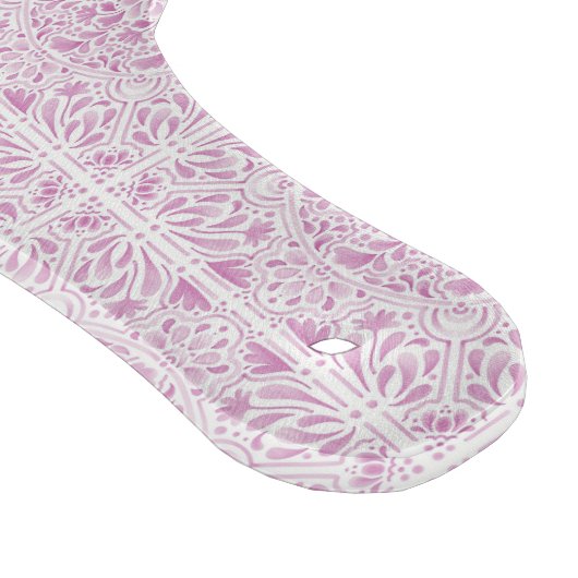 薄紫紫地中海のタイルモノグラ結婚ム カッティングボード (角)