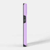 薄紫紫無地の、色テンプレート iPhoneケース (右側面)