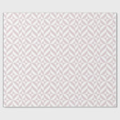 薄紫紫色のジオメトリックデコキューブパターン ラッピングペーパー (フラット)