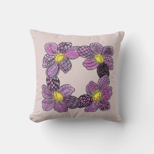 薄紫紫 クッション (正面)