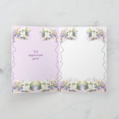 薄紫結婚ワイルドフラワー カード (内部)