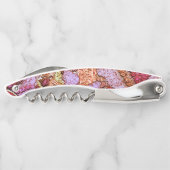 薄紫絵を描ピンク火山岩スケッチ ソムリエナイフ (裏面)