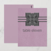 薄紫縁ど表葉書 ポストカード (正面/裏面)