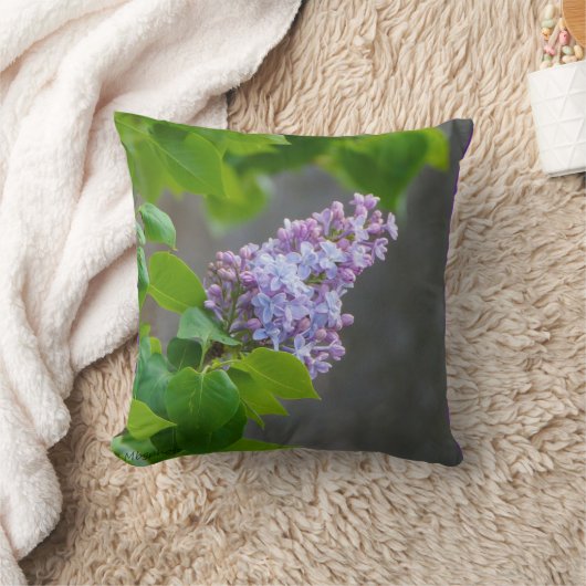 薄紫美しい クッション (ブランケット)