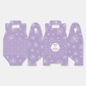 薄紫色と白の芍薬。 フェイバーボックス (見開き)