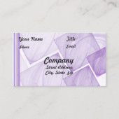 薄紫色のタイルのアートワーク 名刺 (正面)