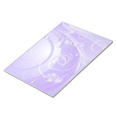 薄紫色の冬 ノートパッド (アングル)