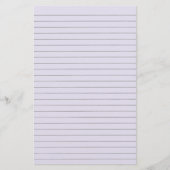 薄紫色の文房具 便箋 (正面)