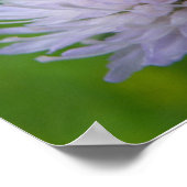 薄紫色の花 ポスター (角)
