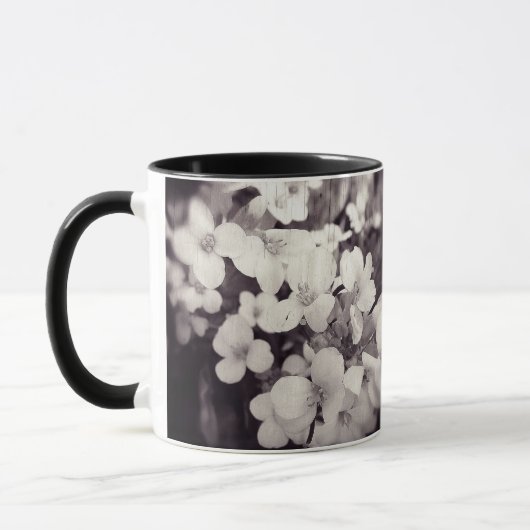 薄紫色の花 マグカップ (左)