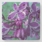 薄紫色 ストーンコースター (正面)