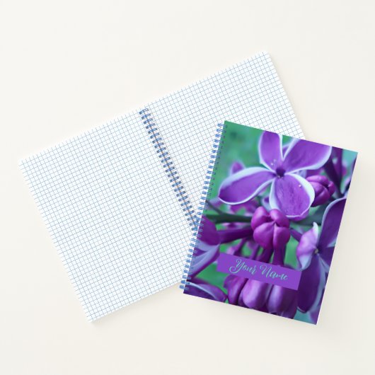 薄紫色 ノートブック (内部)