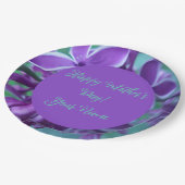 薄紫色 ペーパープレート (アングル)