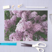 薄紫花ティッシュペーパー 薄葉紙 (クラフト)