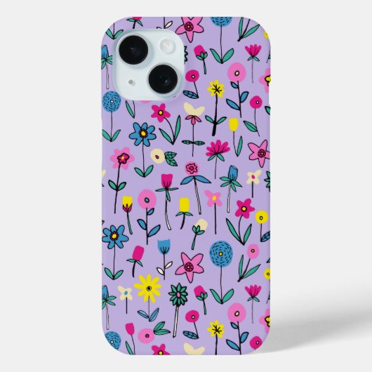 薄紫花園iPhoneケース Case-Mate iPhoneケース (裏面)