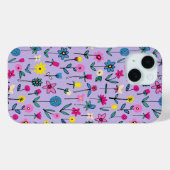 薄紫花園iPhoneケース Case-Mate iPhoneケース (裏面 (横))