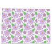 薄紫花大抱き枕 ラージペーパーバッグ (裏面)