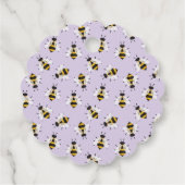 薄紫花嫁へビーハニーシャワーメッセージカード フェイバータグ (裏面)