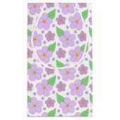 薄紫花小抱き枕 スモールペーパーバッグ (裏面)