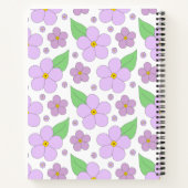 薄紫花手帳 ノートブック (裏面)