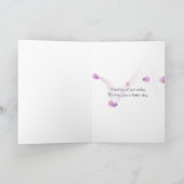 薄紫花束 カード (内部)