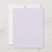 薄紫花枠確認 招待状 (裏面)