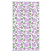 薄紫花柄抱き枕 スモールペーパーバッグ (裏面)