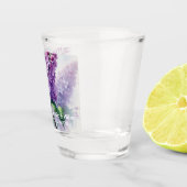 薄紫花水彩フローラ結婚ズ ショットグラス (右)