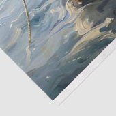 薄紫花淡い色の切り離しボート 薄葉紙 (詳細)