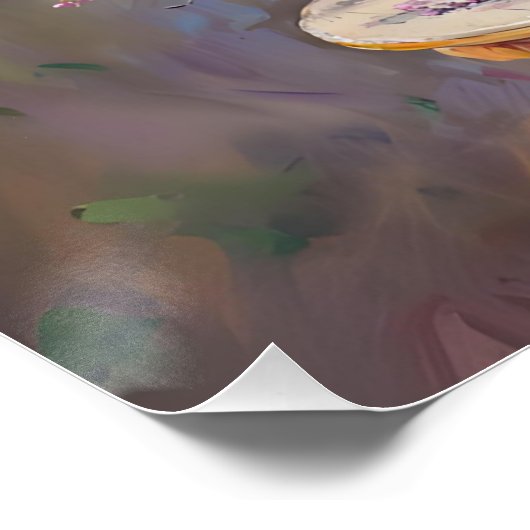 薄紫花瓶 ポスター (コーナー)