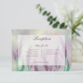 薄紫花畑モダン披露宴 エンクロージャーカード (スタンド正面)