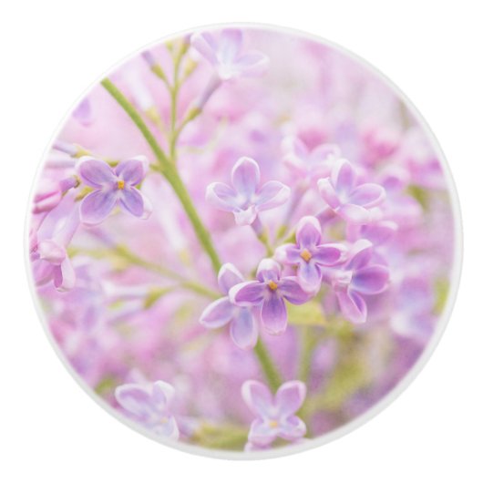 薄紫花霧 セラミックノブ (正面)
