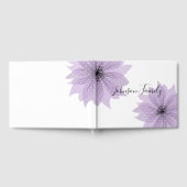 薄紫花，花，薄紫 ゲストブック (全面)