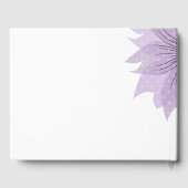 薄紫花，花，薄紫 ゲストブック (裏面)