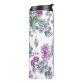 薄紫菊、水色 タンブラー (回転左)