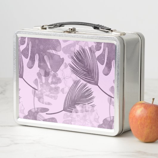 薄紫葉熱帯。 メタルランチボックス (インサイチュ)