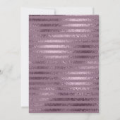 薄紫金属箔モダンバチェロレッテ 招待状 (裏面)