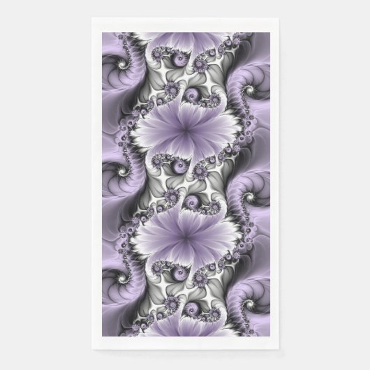 薄紫錯覚抽象芸術フローラフラクタル美術ファンタジー (正面)