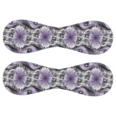 薄紫錯覚抽象芸術フローラフラクタル美術ファンタジー ソフトボール (パネル)