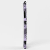 薄紫錯覚抽象芸術フローラフラクタル美術ファンタジー Case-Mate iPhoneケース (裏面/右)