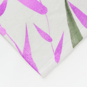 薄紫離れ色 フリースブランケット (角)