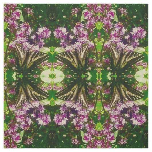 薄紫黄蝶織物 ファブリック (見本)