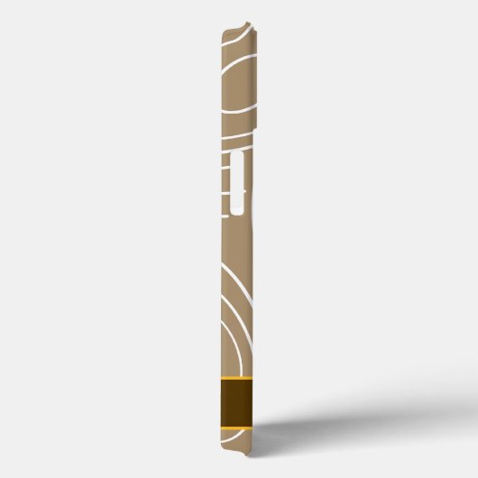 薄紫&アクアフクロウ木目ジグザグカラーの選択 Case-Mate iPhoneケース (裏面 / 右)