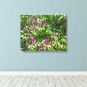 薄紫 キャンバスプリント (インサイチュ (ウッドフロア))